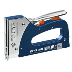 ЗУБР Про-36, скобы тип 36/28, кабельный рессорный степлер (31580)