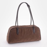 Сумка Саломея 2042 эко-замша шоколад