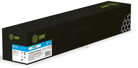 Картридж лазерный Cactus CS-EXV64C голубой (25500стр.) для Canon IR DX C3926i, 3930i, 3935i, 3922i с чипом