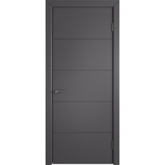 Купить Межкомнатная дверь эмаль VFD Trivia Graphite графит глухая