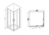 Abber Schwarzer Diamant AG02090B Душевой уголок, цвет: чёрный