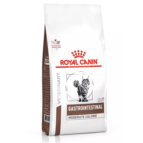 Сухой корм Royal Canin Gastrointestinal Moderate Calorie 400 г при нарушениях пищеварения кошек