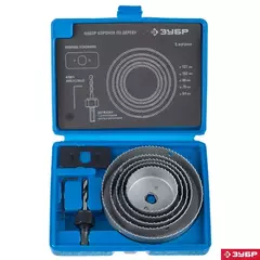 ЗУБР 5 коронок, 64-127 мм, набор коронок по дереву (29553-H7)