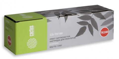 Картридж лазерный Cactus CS-TK160 TK-160 черный (2500стр.) для Kyocera Mita FS 1120D, 1120DN, 1120