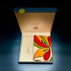 Подарочный набор "Птица" от Arat & Русская линия в кожаном футляре с кулоном