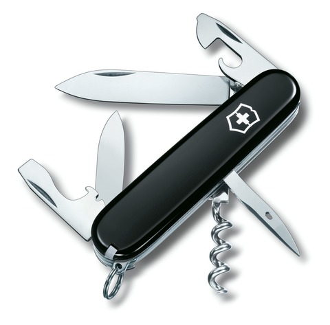 Складной нож Victorinox Spartan (1.3603.3) 91 мм., 12 функций, чёрный - Wenger-Victorinox.Ru