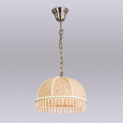 Подвесной светильник с абажуром Ситилюкс CL407115 Базель Вышивка