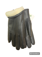 Кожа оленя.Набивная шерсть.Перчатки.Мужские. 5 шт в упаковке.