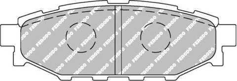 FCP1947H Тормозные колодки дисковые спортивые DS2500 (FDB1947)