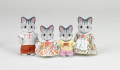 Sylvanian Families Набор «Семья серых кошек» (3551)