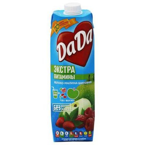 Нектар DA-DA Яблоко Малина Шиповник б/сахара 0,95 л КАЗАХСТАН