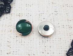 Пуговицы костюмные, d 1,8 см, зелёный
