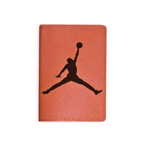 Обложка на паспорт "Баскетбол", рыжая
