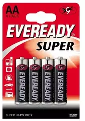 Батарейка Eveready super AA/R6 24*4шт