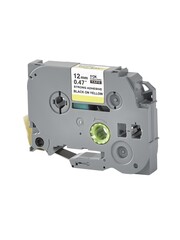 Кассета с лентой S'OK by Sakura Printing TZES631 для Brother,  черный на желтом, 12мм, 8м , наклейка