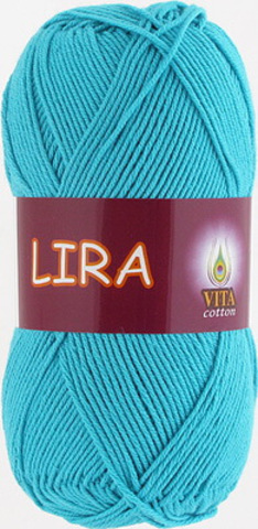 Пряжа Lira (Vita cotton) 5022 Голубая бирюза