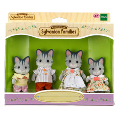 Sylvanian Families Набор «Семья серых кошек» (3551)