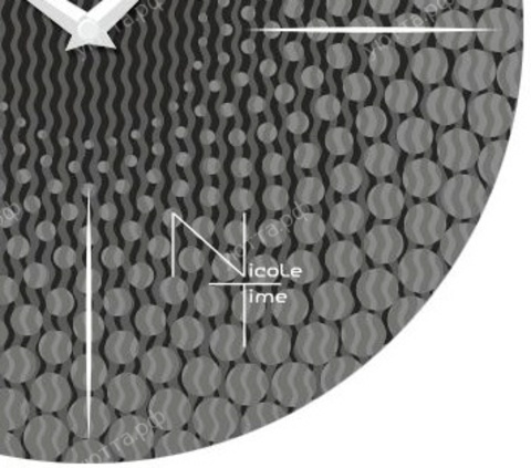 Часы кварцевые настенные Nicole Time D30см - купить 3