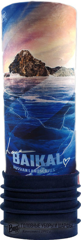 Картинка шарф-труба Buff polar Lake Baikal Night Blue - 1