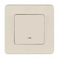 INSPIRIA Выключатель 1-кл. с подсветкой слоновая кость 673611