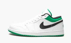 Air Jordan 1 Low "White / Lucky Green / Black"