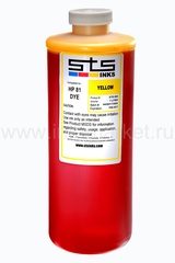 Чернила STS Yellow 1л для HP Designjet T1100, T1100ps, T1120, T1120ps, T1200, T1300, T2300, T610, T620, T770, T790