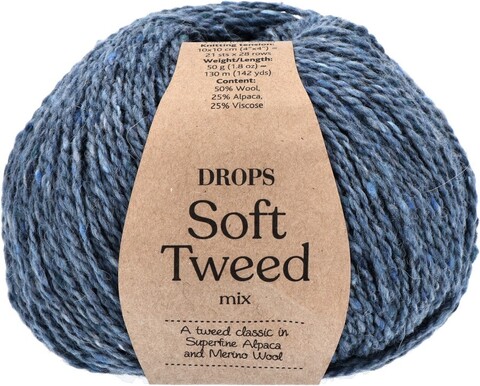 Пряжа Drops Soft Tweed 10 джинс