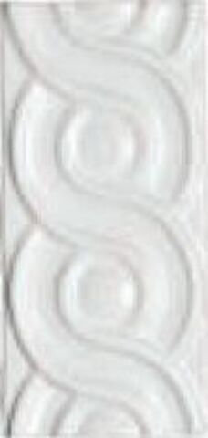 Adex Neri Relieve Clasico Blanco Z 7.5x15