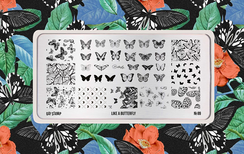 Пластина для стемпинга Go! Stamp 89 Like a Butterfly