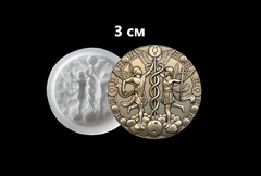 Силиконовый молд Знак зодиака Близнецы