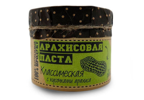 Паста арахисовая с кусочками арахиса Благодар, 300г