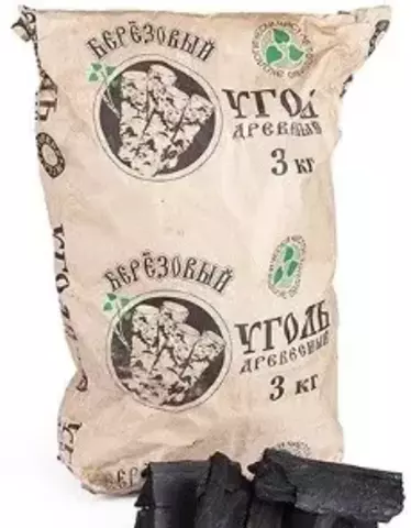 Древесный уголь 3 кг