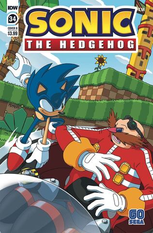 Sonic The Hedgehog Vol 3 #34 (Cover B)