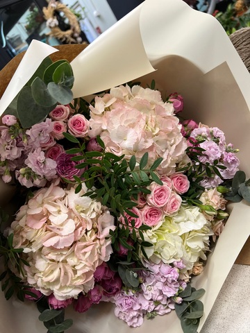 Букет с летний сад