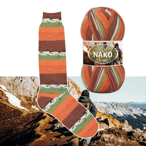 Пряжа Nako Boho Konsept 82689 странник