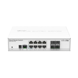 MikroTik Cloud Router Switch 112-8G-4S-IN with QCA8511 400Mhz CPU, 128MB RAM, 8xGigabit LAN, 4xSFP, RouterOS L5, desktop case, PSU