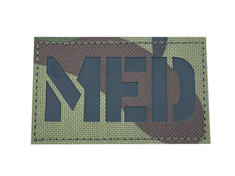 Патч MED (медик) камуфляж прорезной