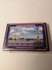 Магнит закатной (металл) виды СПб. 5 видов