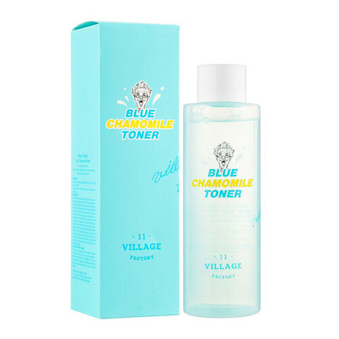 Village 11 Factory Blue Chamomile Toner - Тонер успокаивающий с экстрактом голубой ромашки