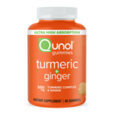 Комплекс с куркумой и имбирем, Turmeric + Ginger, Qunol, 60 жевательных таблеток 1