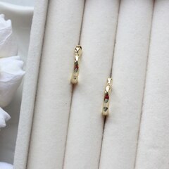 Швензы конго в форме клевера, 17 мм, позолота, Ш264