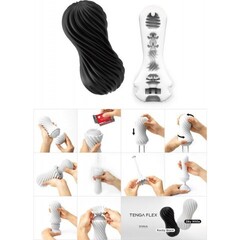 Мастурбатор Rocky Black TENGA FLEX