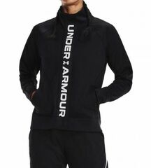 Женская теннисная куртка Under Armour Women's UA Rush Tricot Jacket - black/white