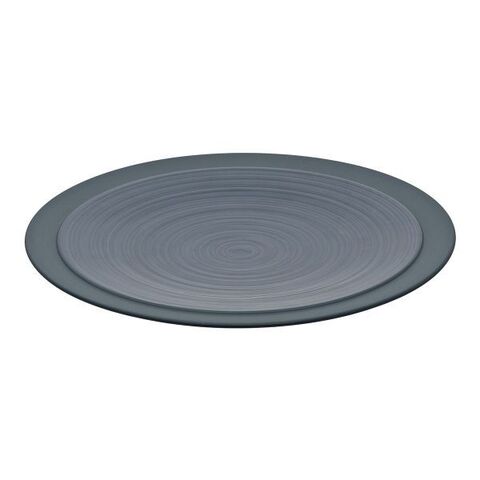 Тарелка обеденная 26см синяя Guy Degrenne Bahia Blue Stone