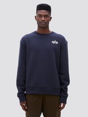 Свитшот Alpha Industries Small Logo Sweatshirt (синий)