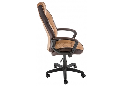 Офисное кресло для персонала и руководителя Компьютерное Gamer коричневое 62*62*107 Черный /Коричневый / бежевый