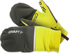 Перчатки Craft Hybrid Weather black-lime