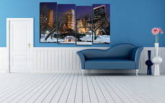 Модульная картина "Морозы в Нью-Йорке"