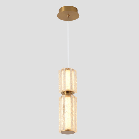 Подвесной светодиодный светильник Crystal Lux ANTIQUE SP23W LED BRASS