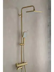 Душевая стойка с термостатом и тропическим душем G2491-3